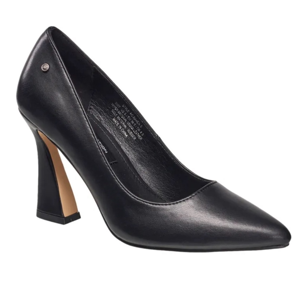 French Connection Raven Flared Heel Pumps Size 10 NWOB